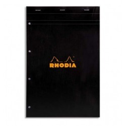 RHODIA Bloc N°20 agrafé 160...