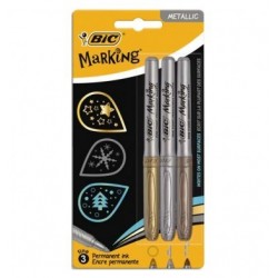 BIC Blister 3 marqueurs...
