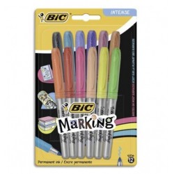 BIC Blister de 12 marqueurs...